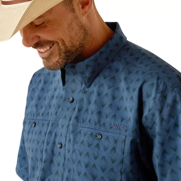 imageAriat Mens 360 Airflow Classic Fit ShirtEnsign Blue