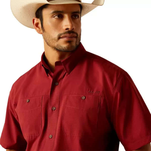 imageAriat Mens 360 Airflow Classic Fit ShirtMerlot