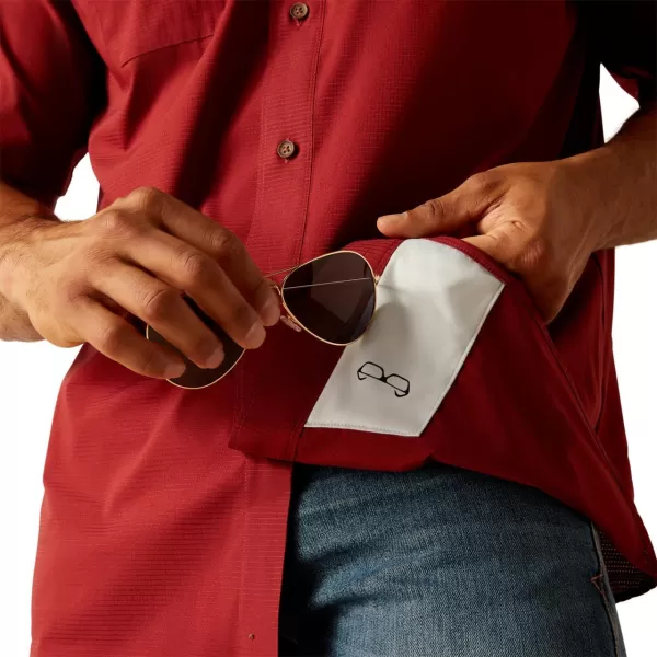 imageAriat Mens 360 Airflow Classic Fit ShirtMerlot
