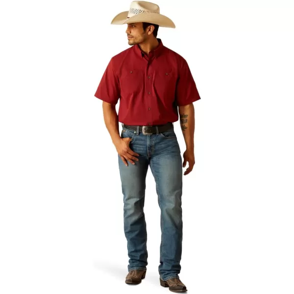 imageAriat Mens 360 Airflow Classic Fit ShirtMerlot