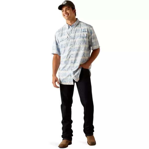 imageAriat Mens Venttek Outbound Classic Fit ShirtBlue Dawn