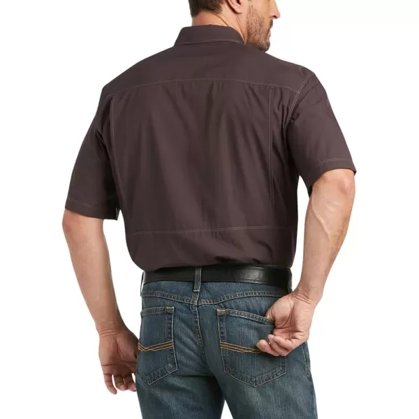 imageAriat Mens Venttek Outbound Classic Fit ShirtChocolate