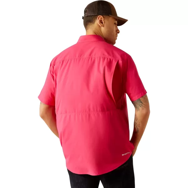 imageAriat Mens Venttek Outbound Classic Fit ShirtPink Hibiscus