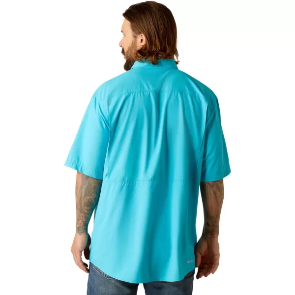imageAriat Mens Venttek Outbound Classic Fit ShirtTurquoise Reef