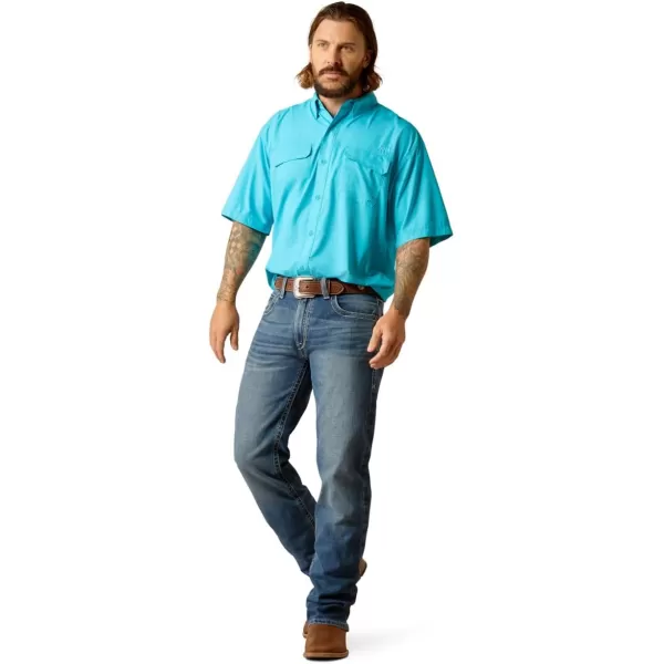 imageAriat Mens Venttek Outbound Classic Fit ShirtTurquoise Reef