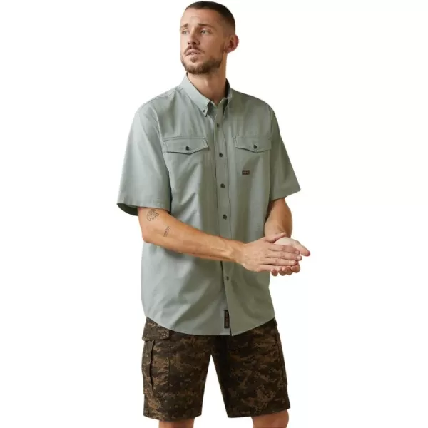 imageARIAT Mens Rebar Made Tough Venttek Durastretch Work ShirtSurf the Web Plaid