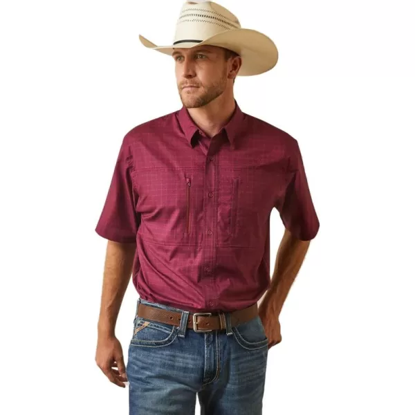 imageARIAT Mens Venttek Classic Fit ShirtDark Redwood