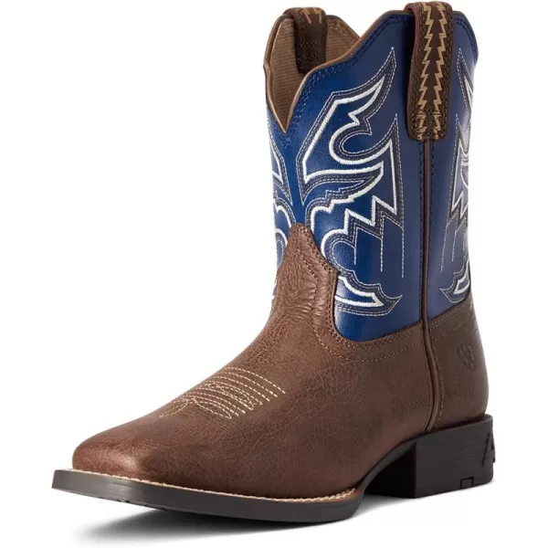 imageAriat Kids Youth Sorting Pen Western BootAdobe ChocolateNavy