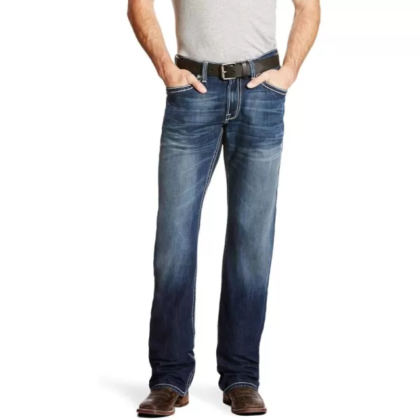 imageAriat Mens M4 Low Rise Boot Cut JeanBlue