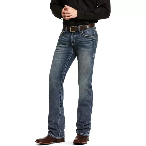 imageAriat Mens M5 Slim Stretch Adkins Stackable Straight Leg JeanLennox