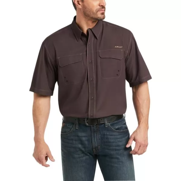 imageAriat Mens Venttek Outbound Classic Fit ShirtChocolate