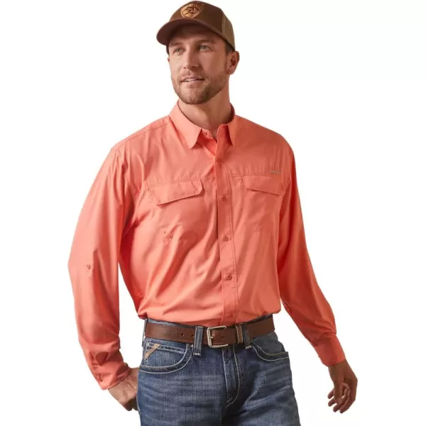 imageAriat Mens Venttek Outbound Classic Fit ShirtPeach Echo