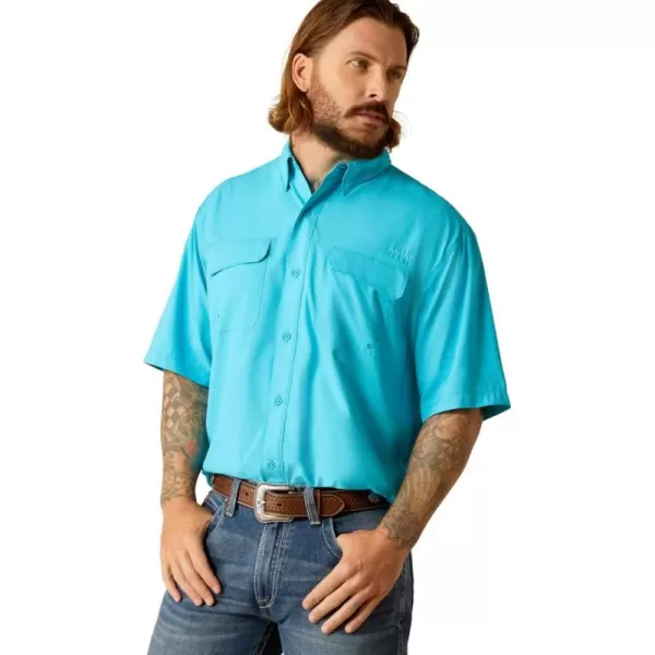 imageAriat Mens Venttek Outbound Classic Fit ShirtTurquoise Reef