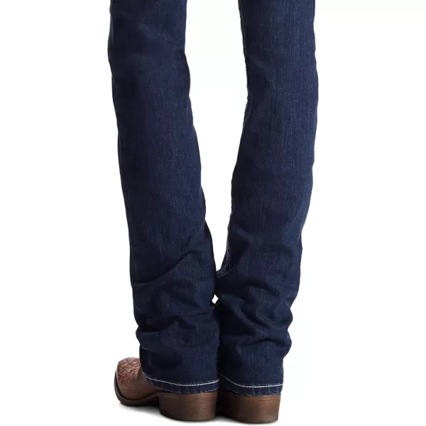 imageARIAT Womens Real Mid Rise Stretch Icon Stackable Straight Leg JeanOcean
