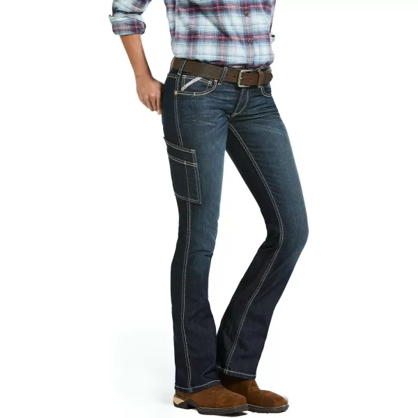 imageARIAT Womens Rebar Durastretch Riveter Boot Cut JeanHallow