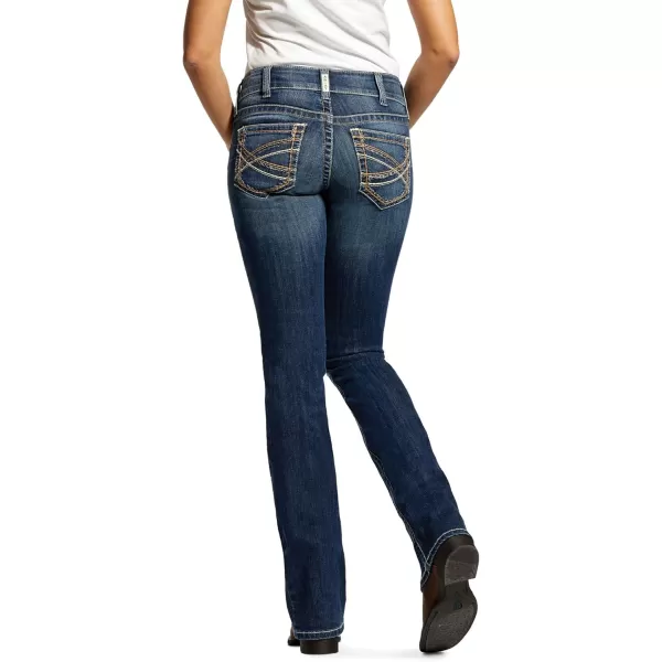 imageAriat Womens Real Mid Rise Bootcut JeanFestival Blue