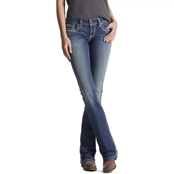 imageAriat Womens Real Mid Rise Bootcut JeanMarine