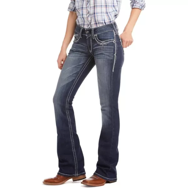 imageAriat Womens Real Mid Rise Bootcut JeanMarine