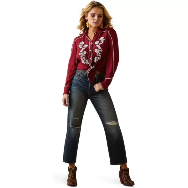 imageAriat Womens Ultra High Rise Tomboy Straight JeanBora Bora