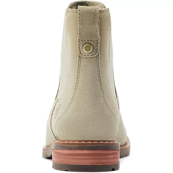 imageARIAT Womens Wexford Round Toe Chelsea Casual Boots Ankle Low Heel 12quot  BeigeSilver Sage