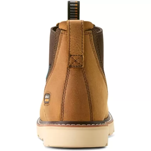 imageAriat Womens Rebar Wedge Chelsea Waterproof Composite Toe Work BootAntique Brown
