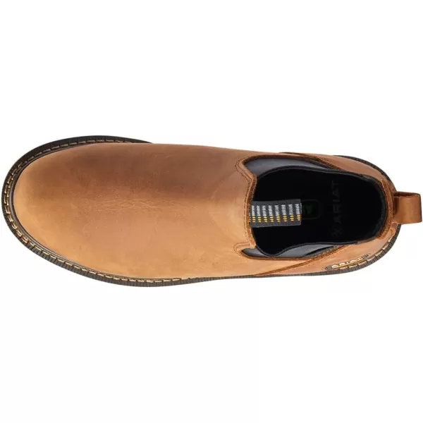imageAriat Womens Rebar Wedge Chelsea Waterproof Work BootAged Honey