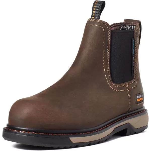 imageAriat Womens Riveter Chelsea Csa Waterproof Composite Toe Work BootDark Brown