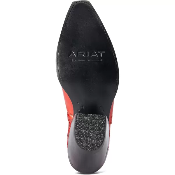 imageARIAT womens Dixon Western BootQueen of Hearts Patent