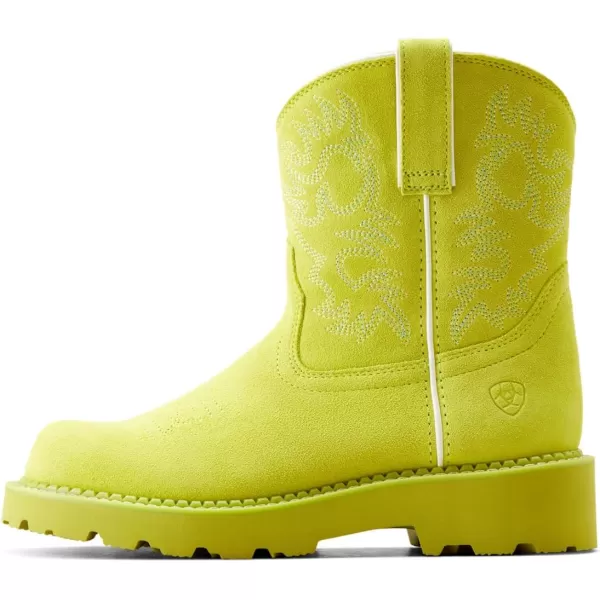 imageAriat Womens Fatbaby Western BootElectric Lime
