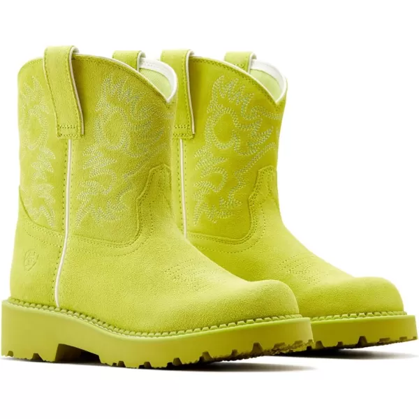 imageAriat Womens Fatbaby Western BootElectric Lime