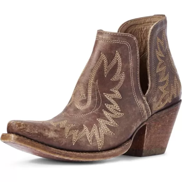 imageARIAT womens Dixon Western BootNaturally Distressed Brown