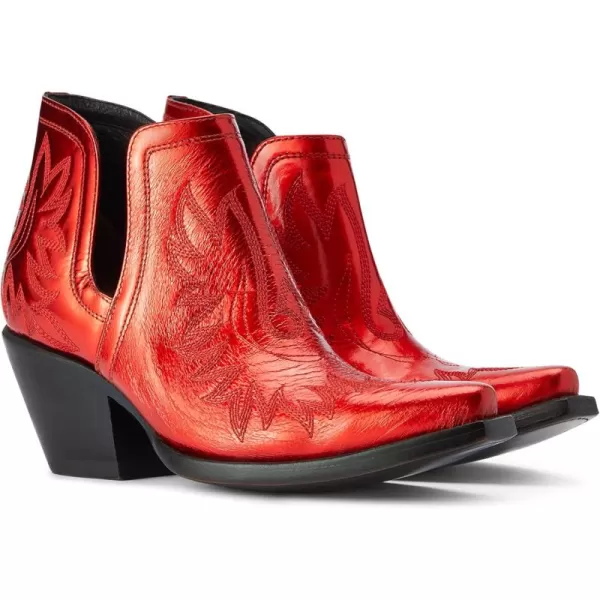 imageARIAT womens Dixon Western BootQueen of Hearts Patent