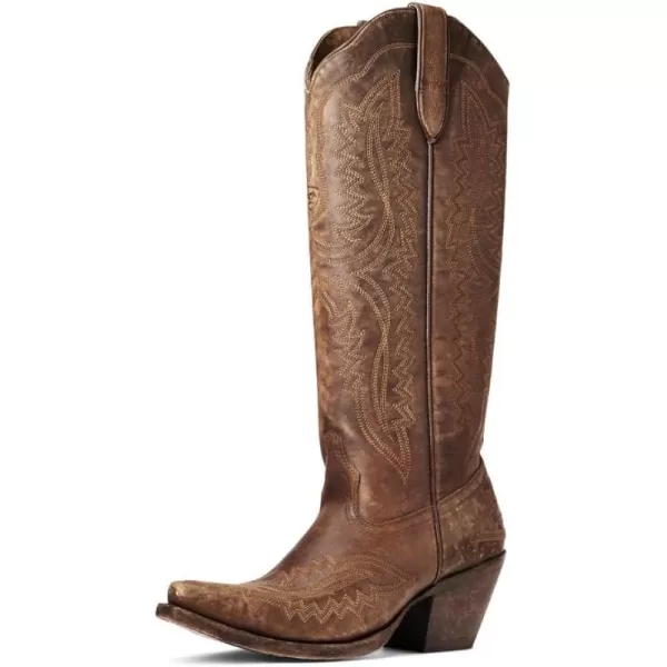 imageAriat Womens Casanova KneeHigh Western BootNaturally Distressed Brown