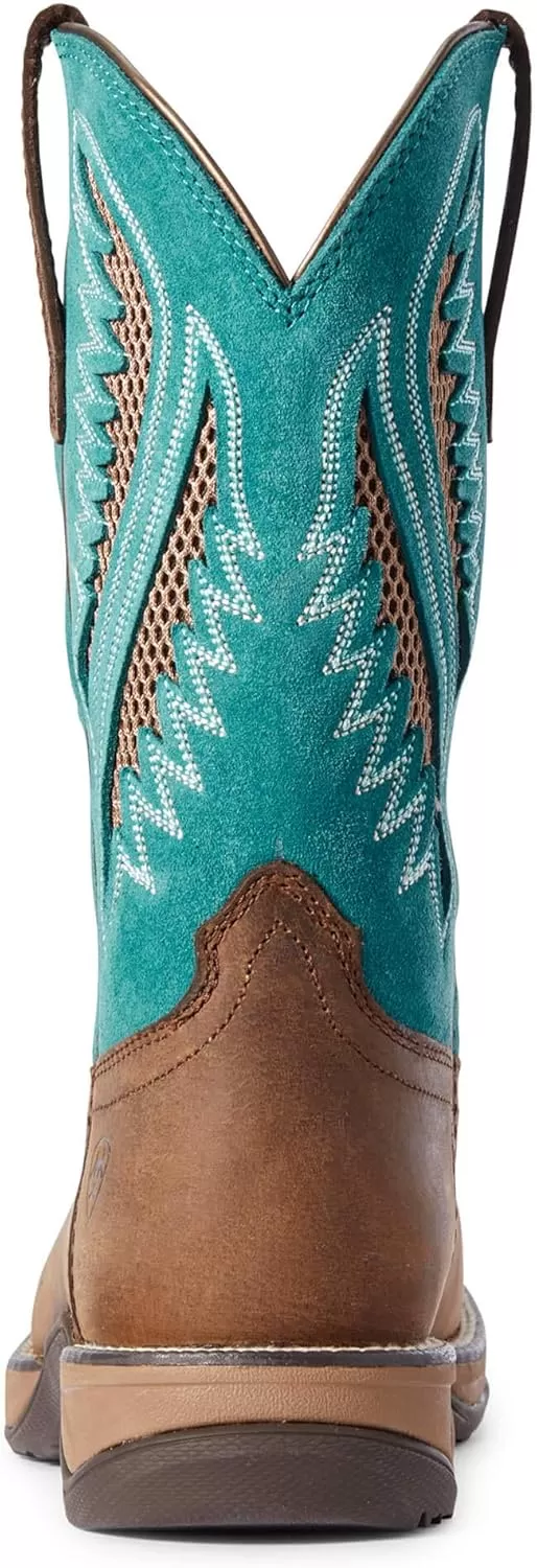 imageARIAT Anthem Womens BootChocolate ChipTurquoise