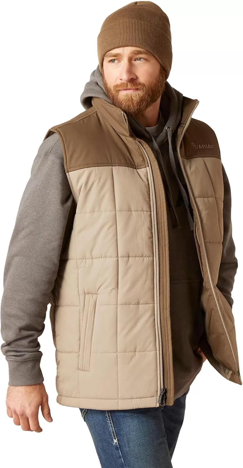 imageARIAT Mens Crius Insulated VestBrindleMajor Brown