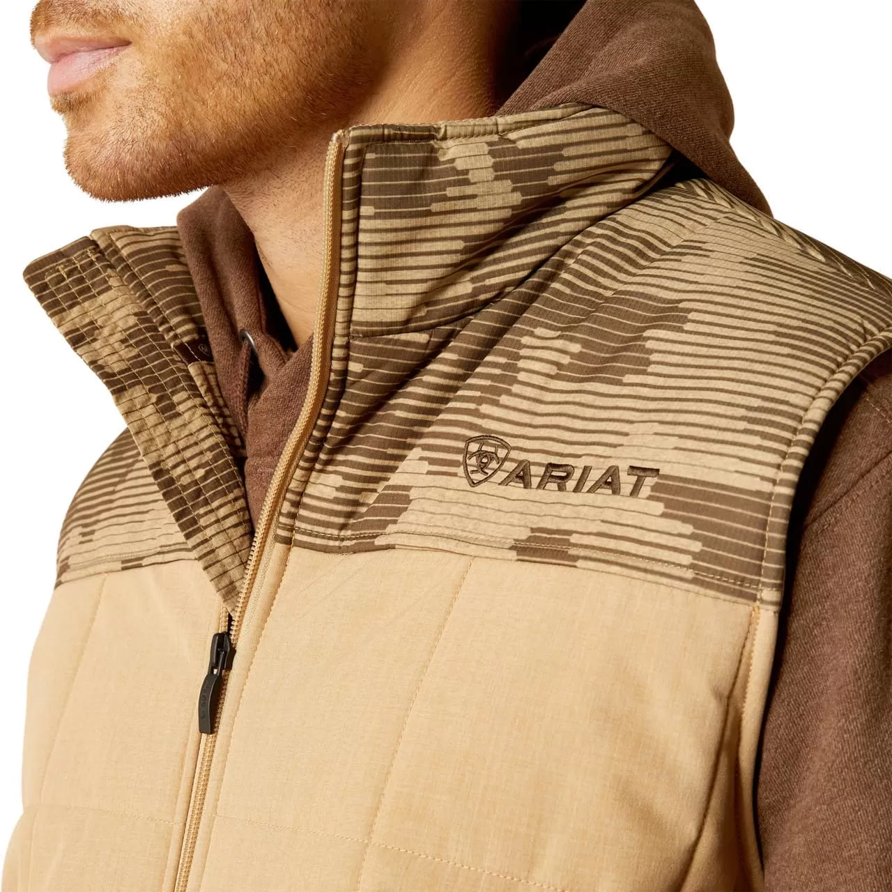 imageARIAT Mens Crius Insulated VestCornstalk Heather