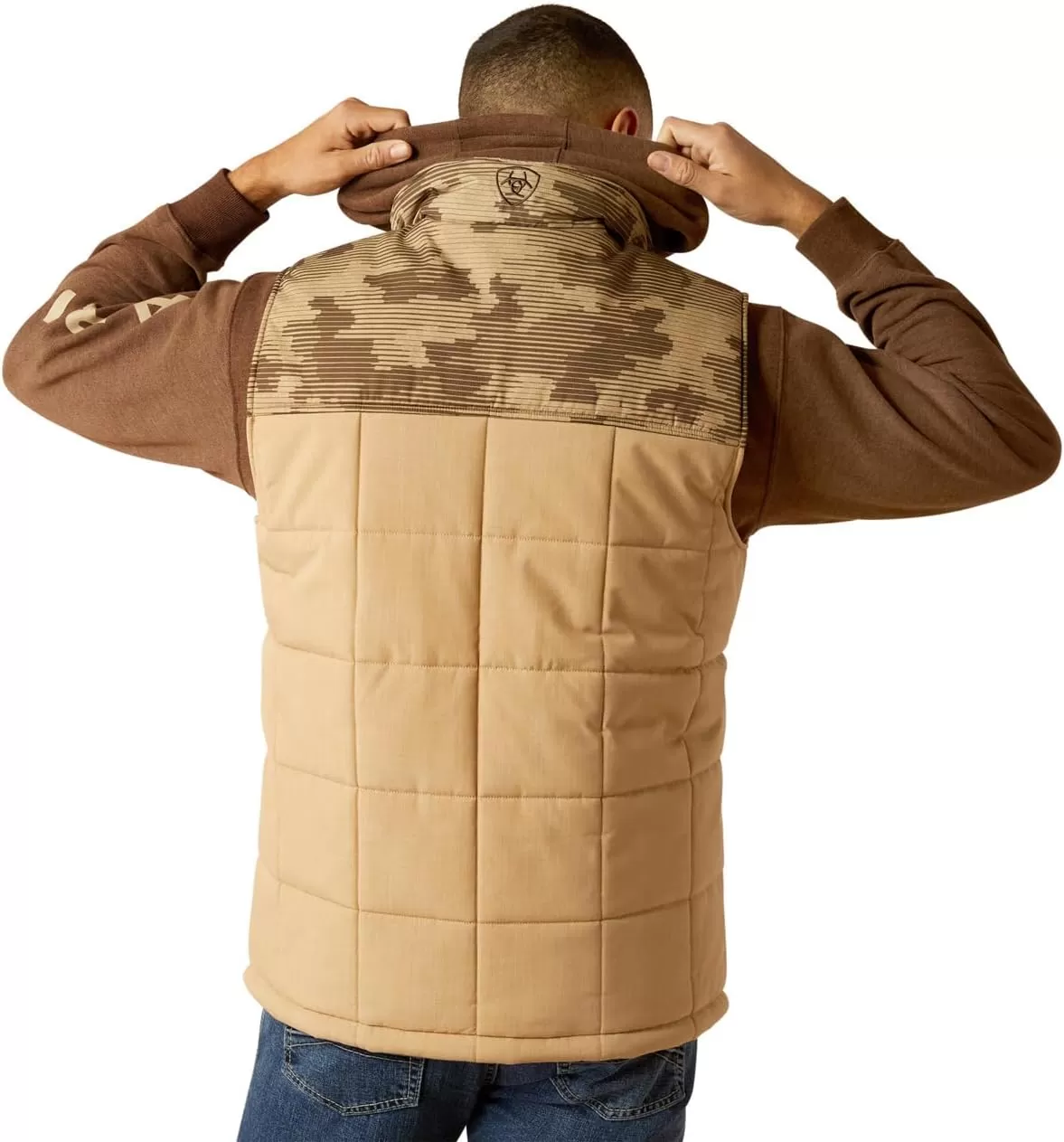 imageARIAT Mens Crius Insulated VestCornstalk Heather