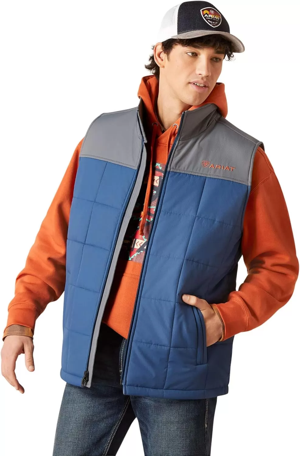 imageARIAT Mens Crius Insulated VestMidsummer NightRock Climb