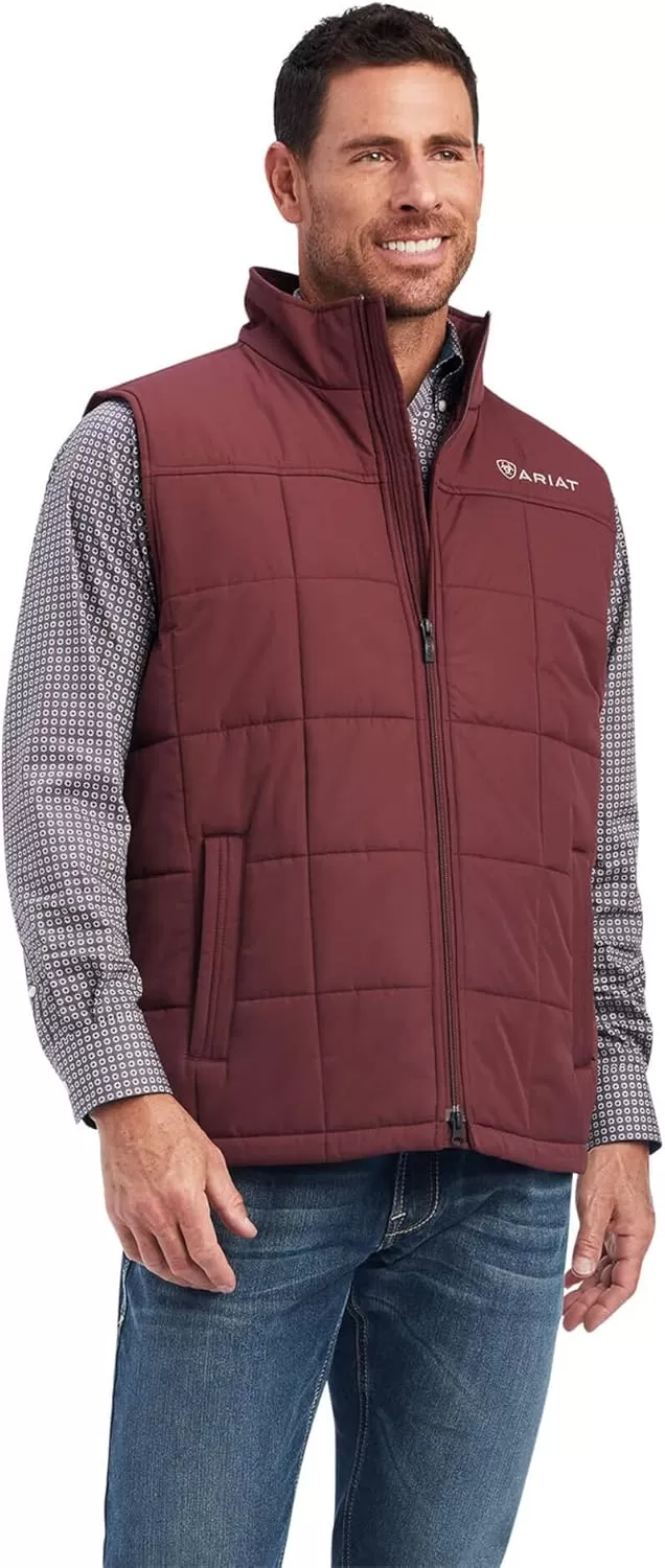 imageARIAT Mens Crius Insulated VestRedmahogany
