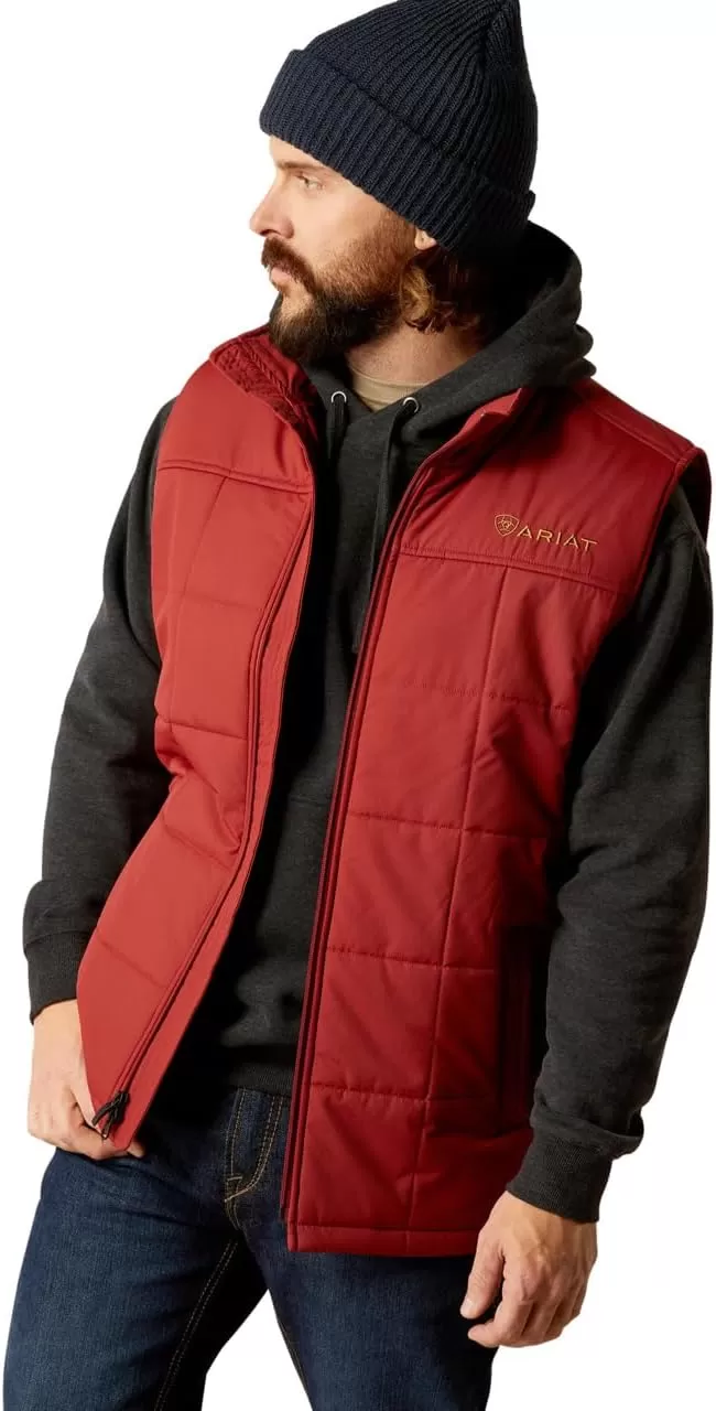 imageARIAT Mens Crius Insulated VestRosewood
