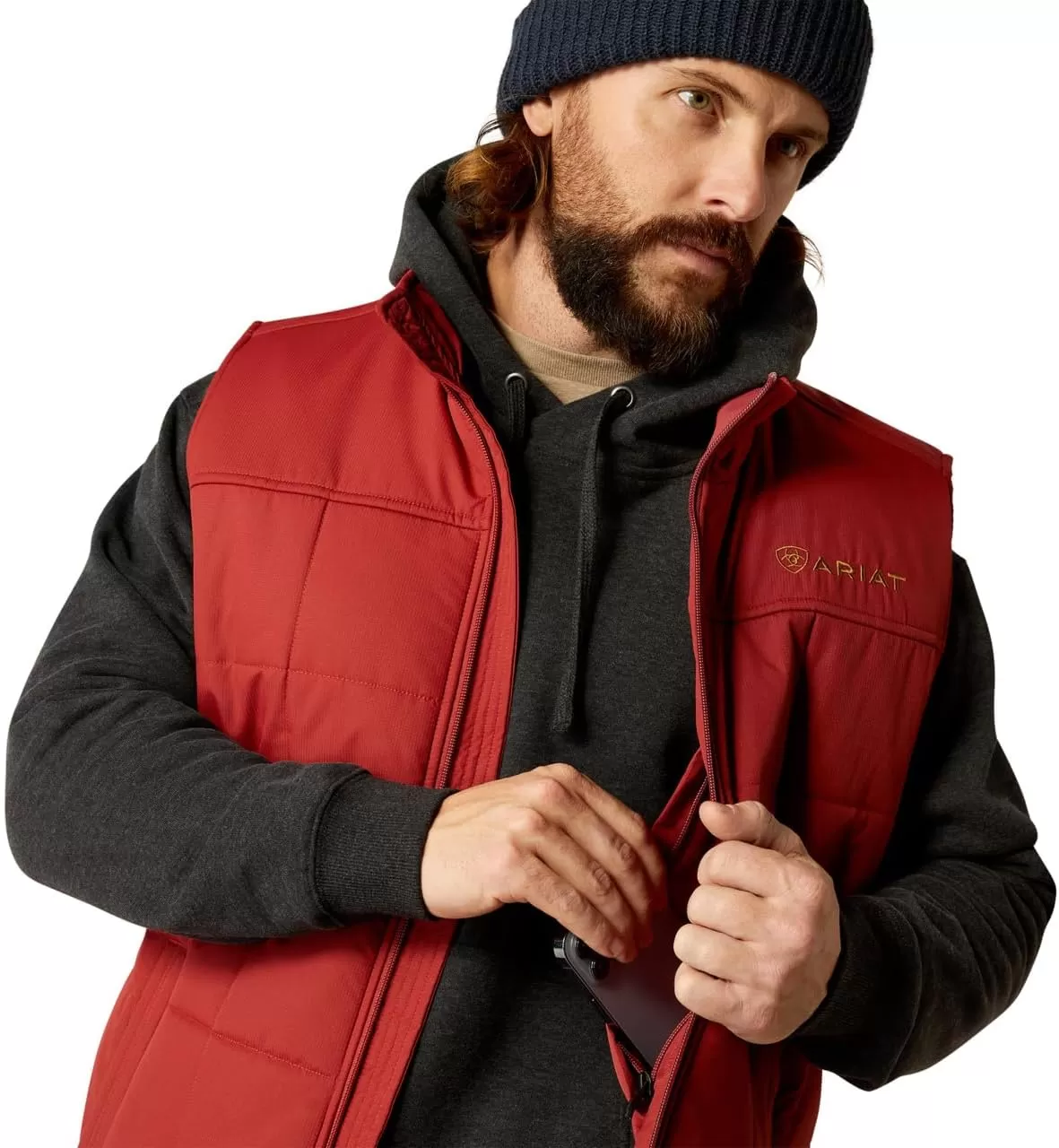 imageARIAT Mens Crius Insulated VestRosewood