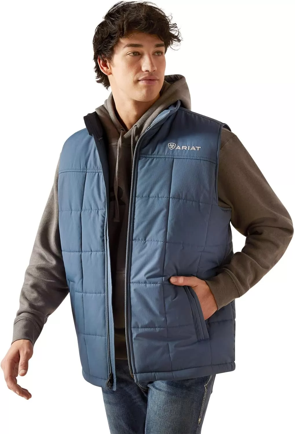 imageARIAT Mens Crius Insulated VestSteely