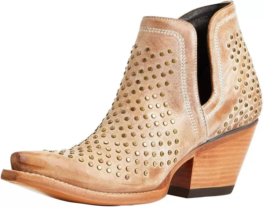 imageARIAT Womens Dixon Haircalf Western BootOld West Tan