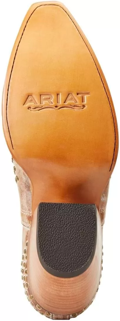 imageARIAT Womens Dixon Haircalf Western BootOld West Tan