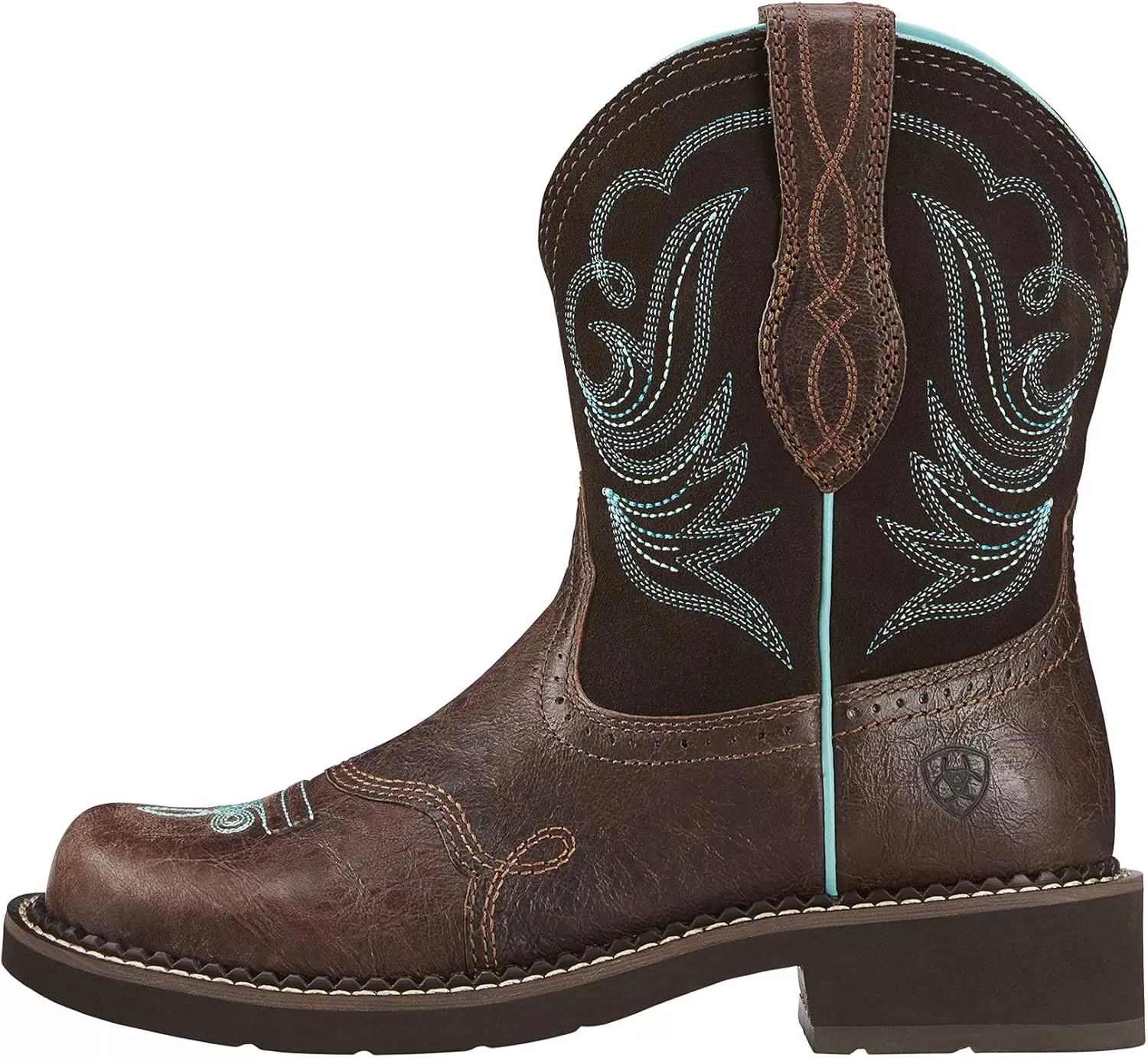 imageAriat Womens Fatbaby Heritage Dapper Western BootRoyal ChocolateFudge