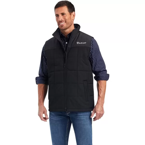 imageARIAT Mens Crius Insulated VestBlackphantom Heather
