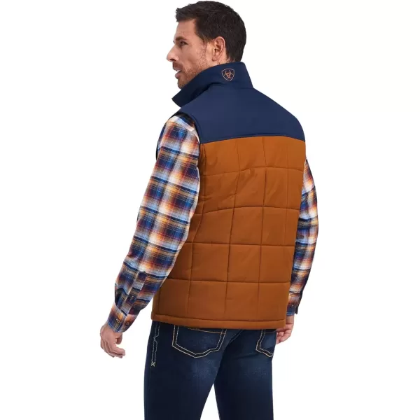 imageARIAT Mens Crius Insulated VestChestnutNavy