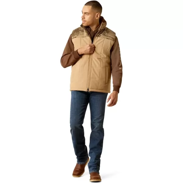 imageARIAT Mens Crius Insulated VestCornstalk Heather