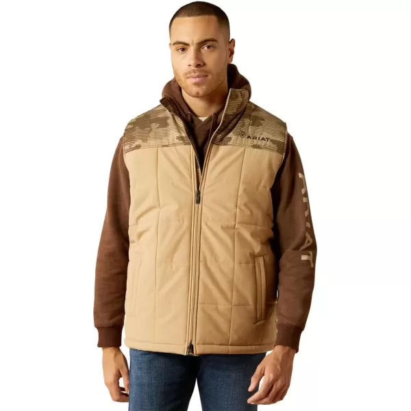 imageARIAT Mens Crius Insulated VestCornstalk Heather