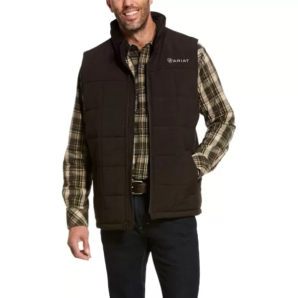 imageARIAT Mens Crius Insulated VestEspresso Heather